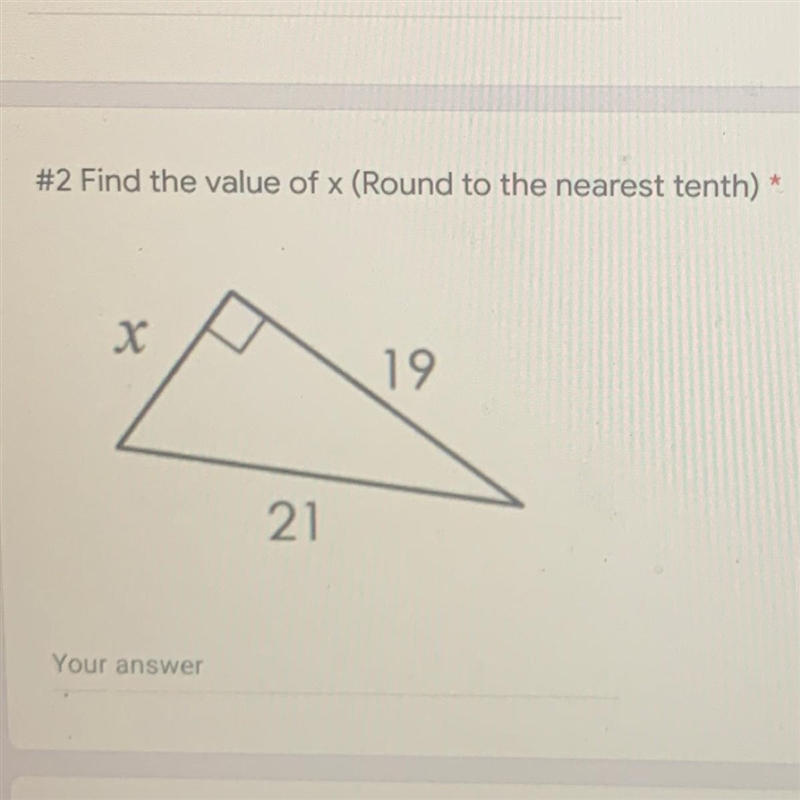 Find the value of x (Round to the nearest tenth) Pls pls help!!!!-example-1