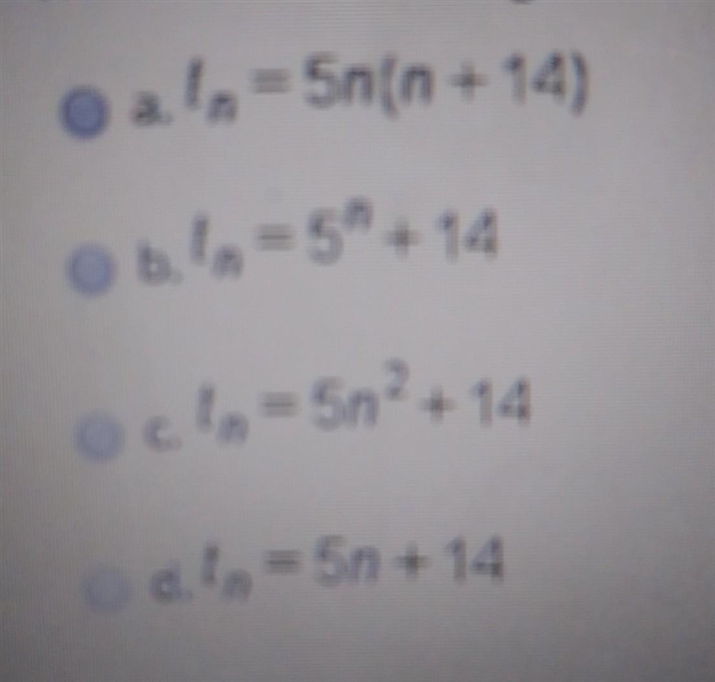 Which of the following formulas defines an arithmetic sequence​-example-1