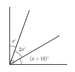 Solve for x in the diagram below.-example-1