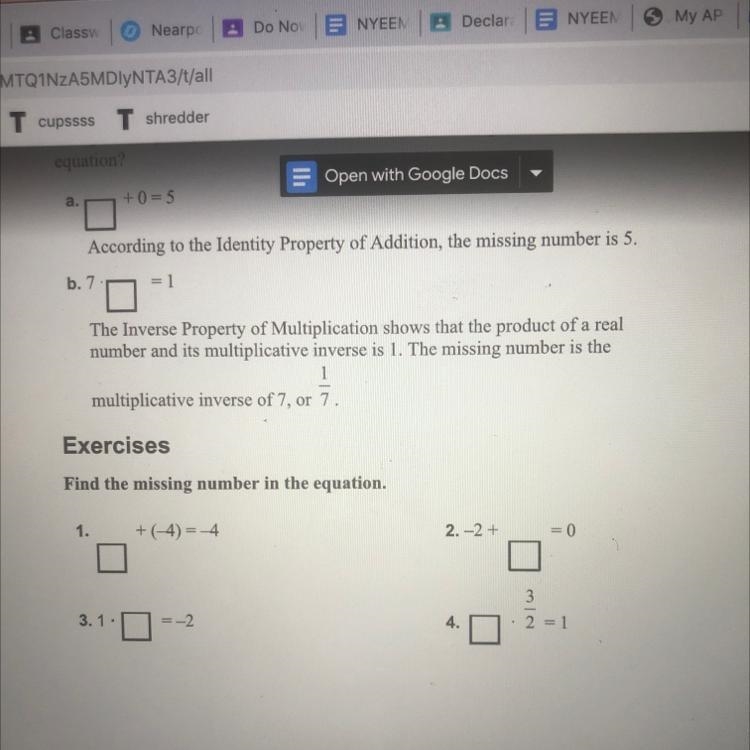 How would I do exercises 1-4 plz help-example-1