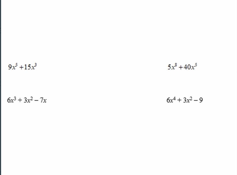 What is the greatest common factor? Need help fast!-example-1