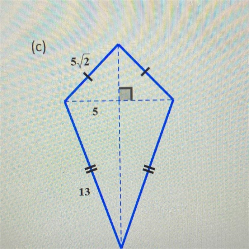 How do I find the area of this kite?-example-1