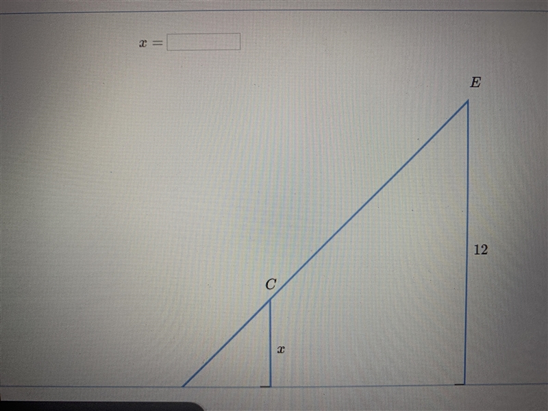 Solve similar triangles can someone please answer please-example-1