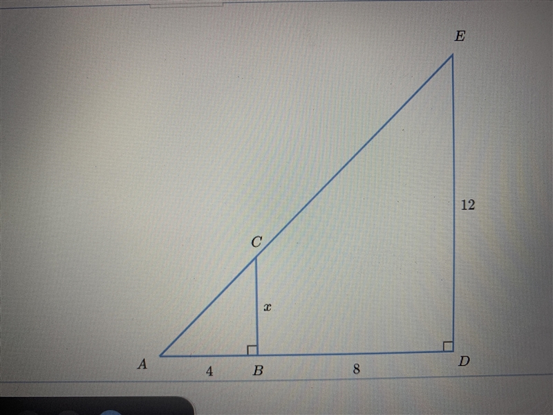 Solve similar triangles can someone please answer please-example-2