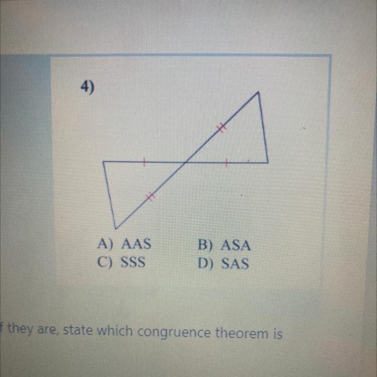 How are these triangles congruent-example-1