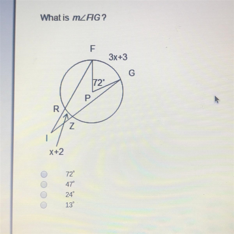 What is the measure of FIG?-example-1