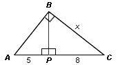 What is the value of x in the figure below? Show your work.-example-1