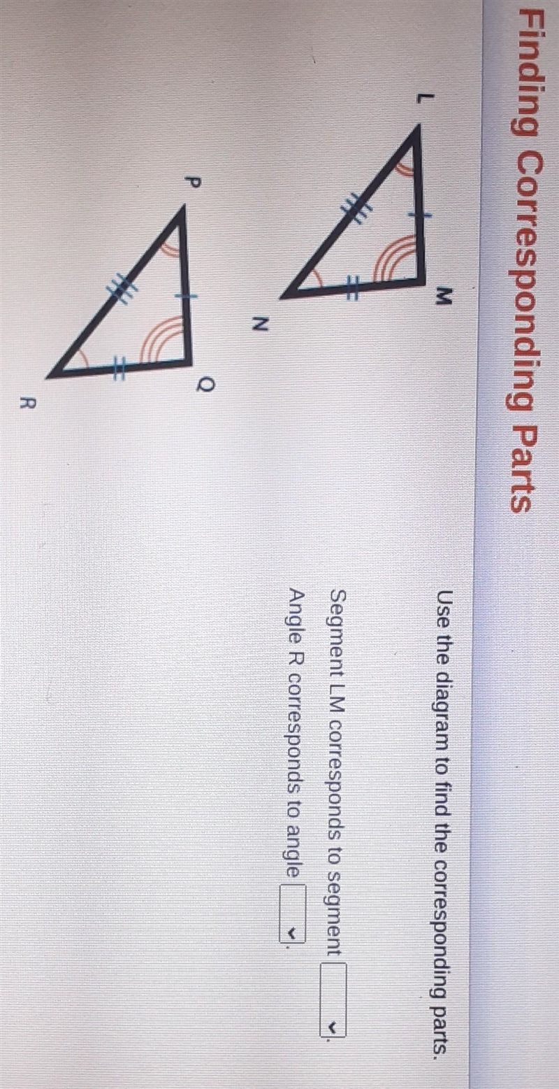 Help! (New User, sorry for the picture being badly taken!) Use The diagram to find-example-1