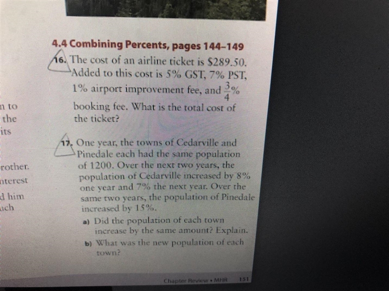 Only do question 16 50 points Topic: Percentage-example-1