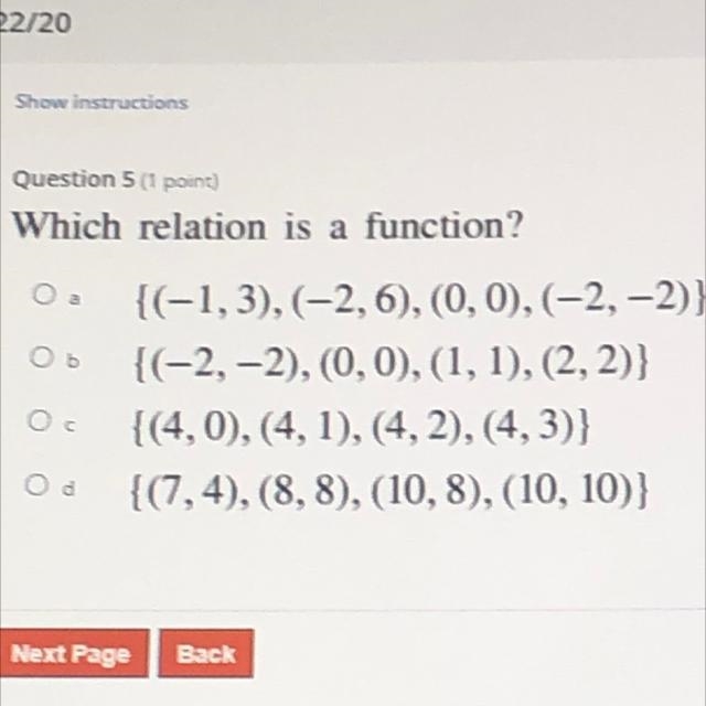 Which relation is a function?-example-1