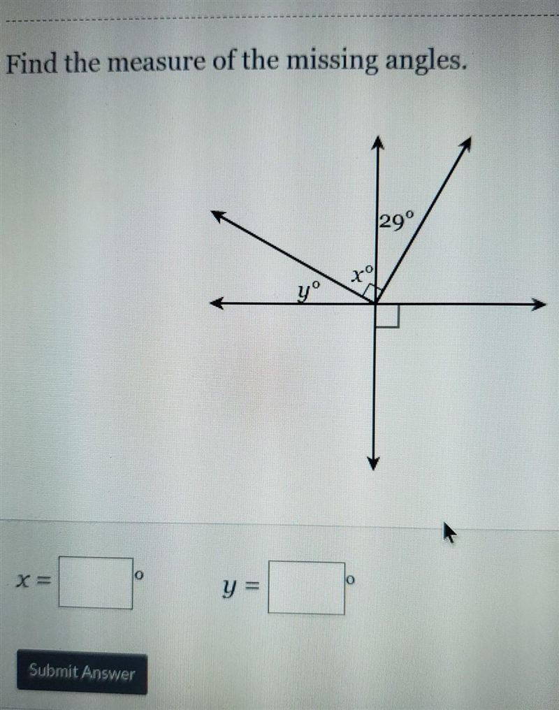 I need help finding the measure of the missing angles​-example-1