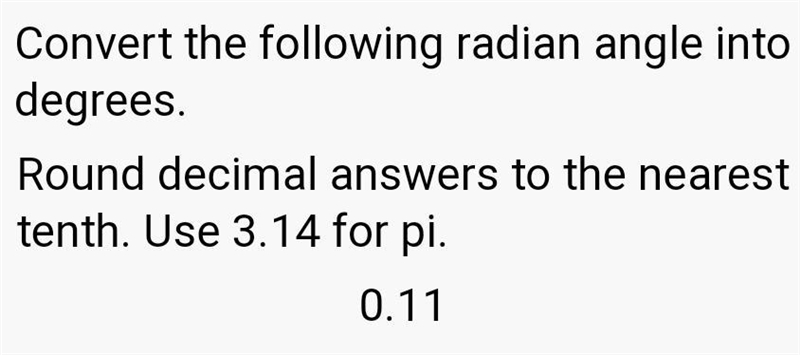 Convert the following radian angle into degrees.-example-1