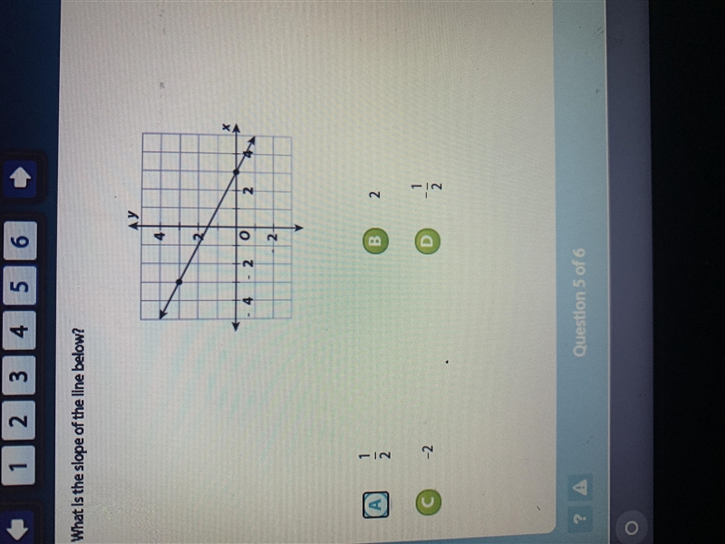 What is the slope of the line below-example-1