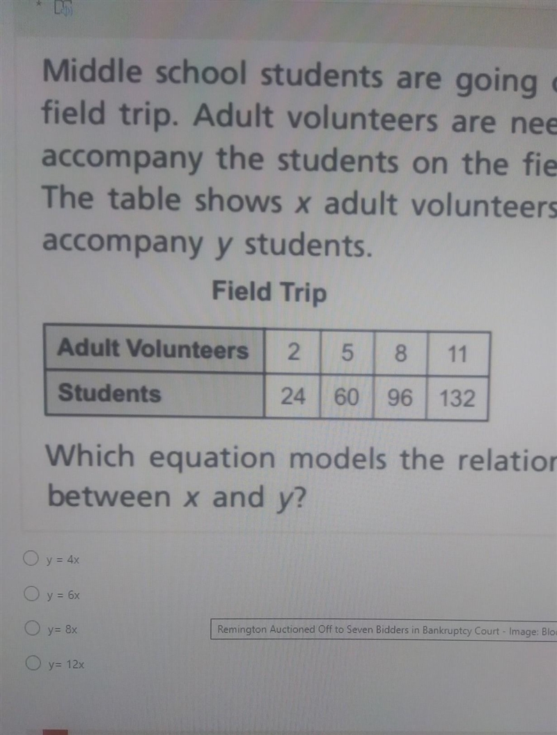 middle school students are going on a field trip. Adult volunteers are needed to accompany-example-1