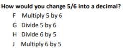 How would you change 5/6 into a decimal?-example-1