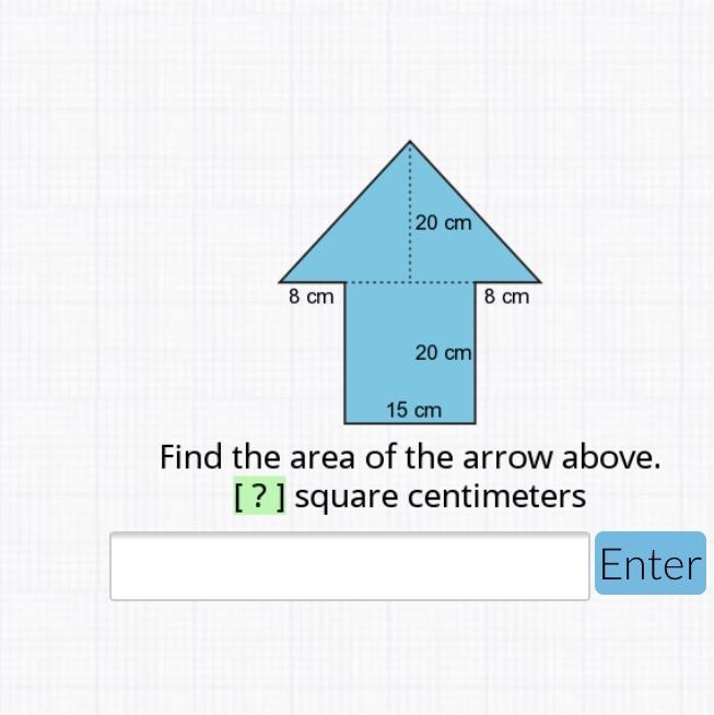 What is the area of the arrow please help !!!!!-example-1