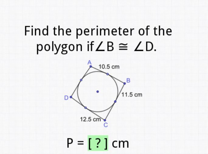 50 POINTS Find the perimeter of the polygon if B = D-example-1