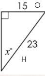 Solve the right angle trig problem.-example-1