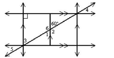 PLEASE HELP,I AM BEING TIMED!! Measure the angle of 1 Options: 100 90 10 60-example-1