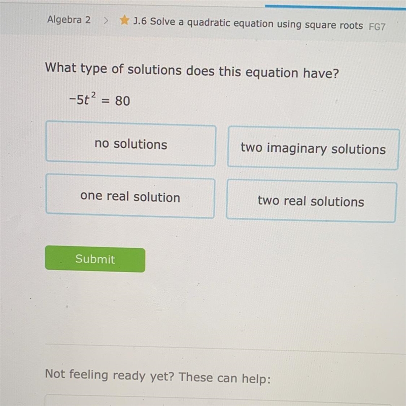 What type of solutions does this equation have-example-1