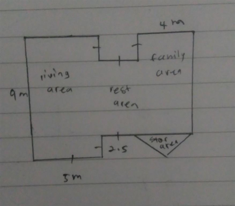 (the diagram showing parts of the floor plan of a low cost house which will be bought-example-1