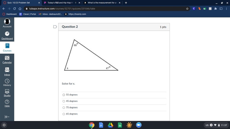 Solve for x. please give me the right answer-example-1