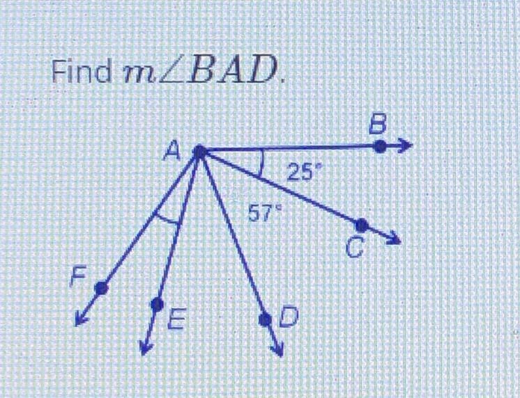 Find m A. 82 B. 32 C. 98 D. 107-example-1