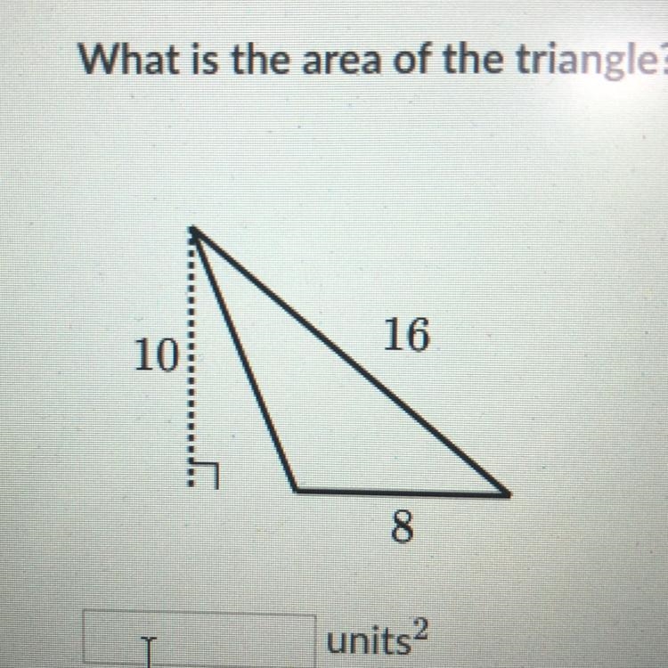 What is the area of the triangle?-example-1