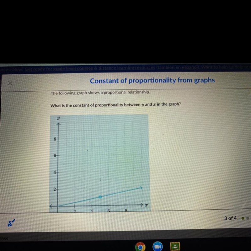 The following graph shows a proportional relationship-example-1