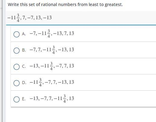 NOT SURE HOW TO DO IT LEAST TO GREATEST!-example-1