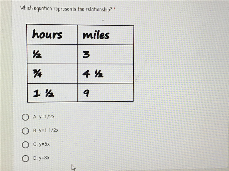 Which equation represents the relationship?-example-1