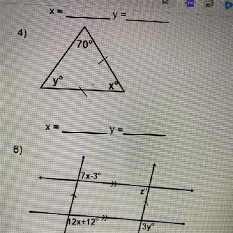 ￼problem 6 and 4 please-example-1