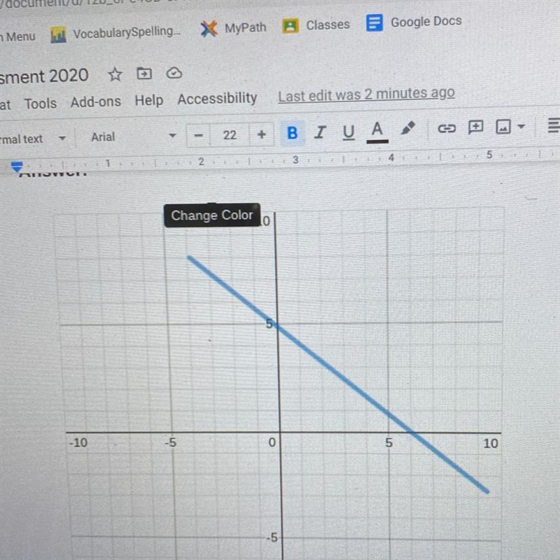 What are two coordinates on this graph?-example-1