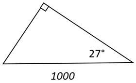 Determine the perimeter of the following triangle, to the nearest whole unit.-example-1