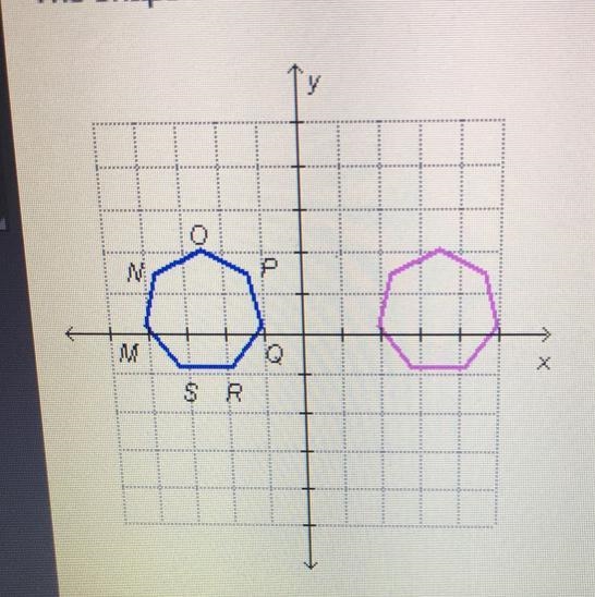 The shape on the left is translated to the shape on the right. Which statement about-example-1