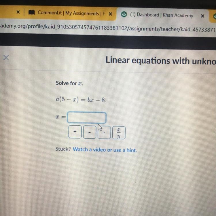 I need to know how can I find what x equals-example-1