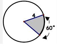 What is the area of the shaded sector? Leave your answer in terms of Pi. 1)2/3 \pi-example-1