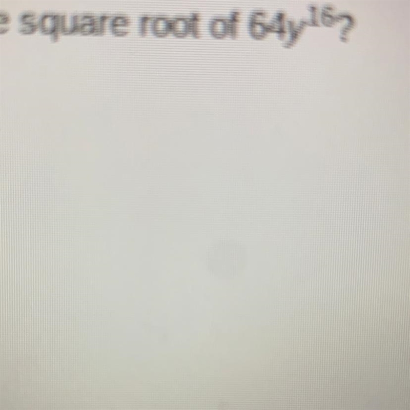 Square root of 64y16-example-1