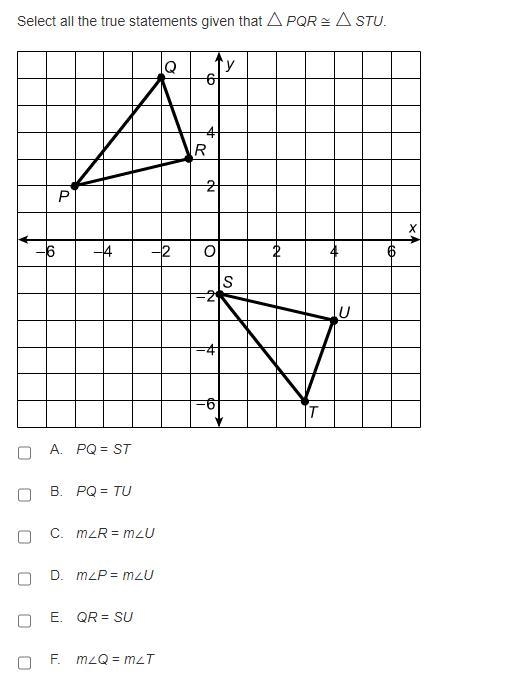 Multiple choice geometry Help.-example-1