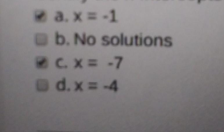 Part 3. Identify the X intercepts for y = (x+4)^2-9​-example-1