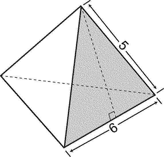 Find the surface area of the regular pyramid shown in the accompanying diagram. If-example-1