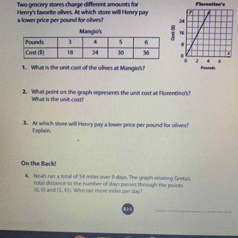 I need the answers to Numbers 1,2,3 and 4 please!!-example-1