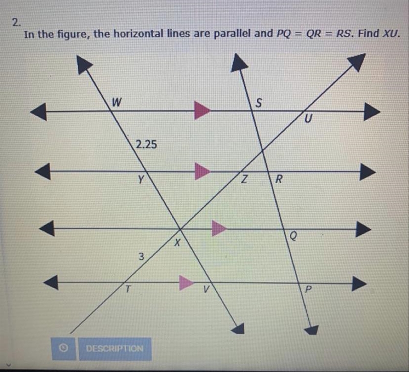 Find xu. A. 6 B. 4.5 C. 2.25 D. 3-example-1