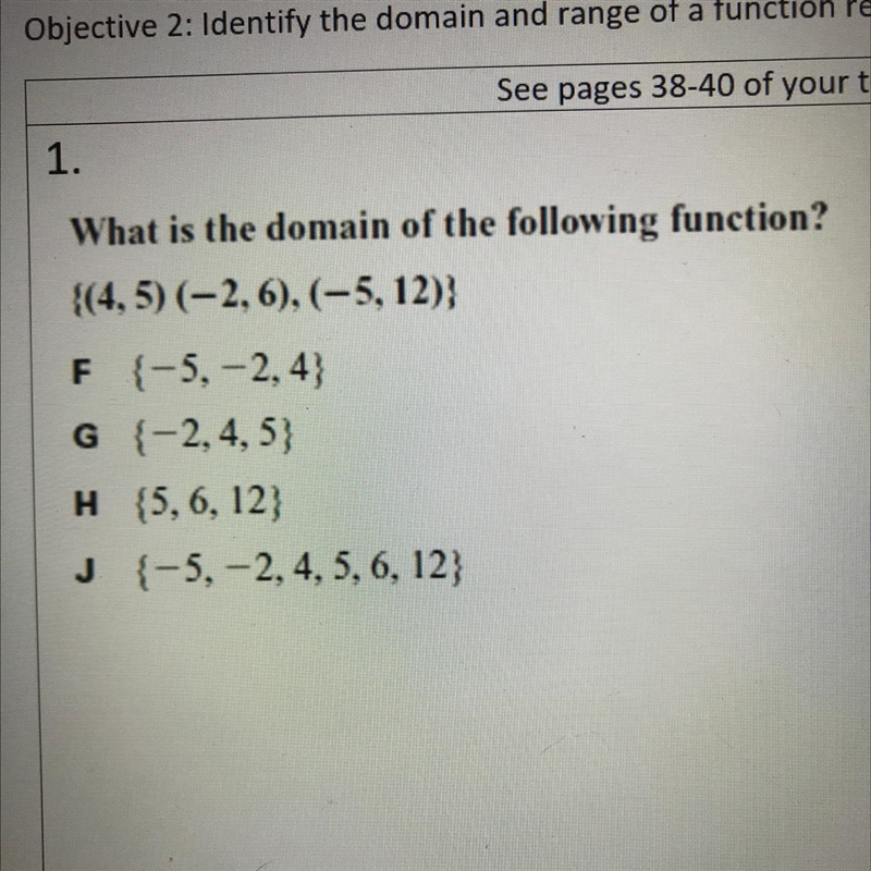 What is the domain of the following function?-example-1