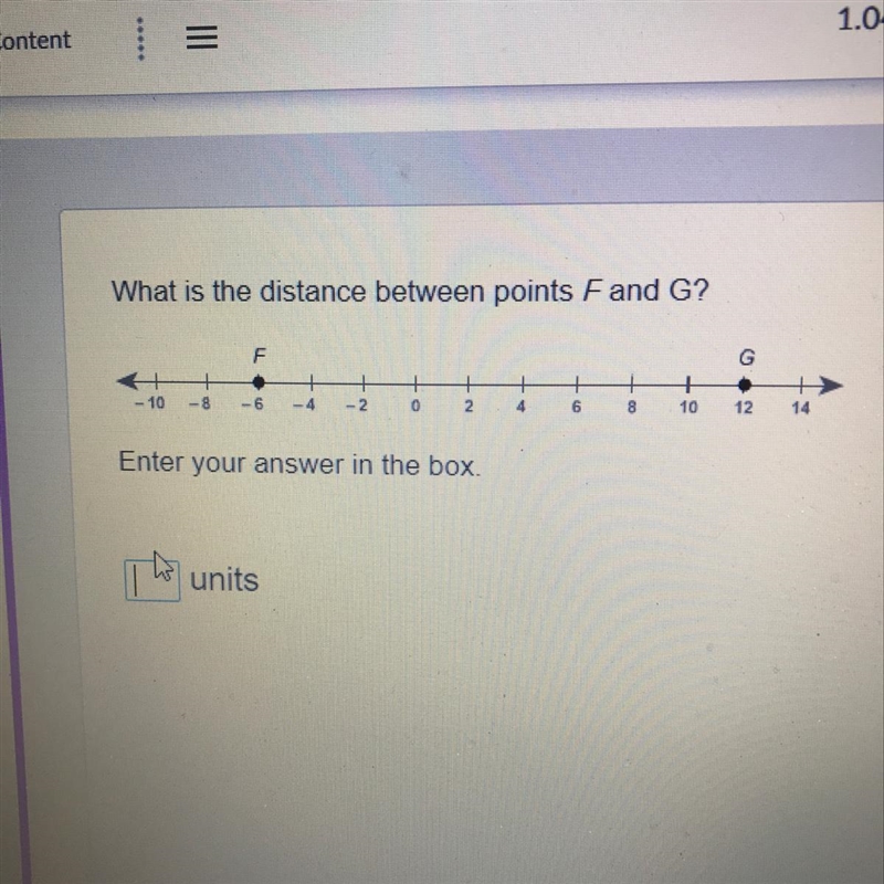 What is the distance between points F and G?-example-1