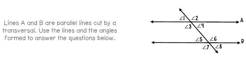 If <5 is 63 degrees find the measure of <3.-example-1