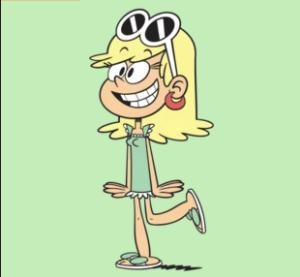 This one is also crazy. What are the odds that Leni (another character from the Loud-example-1