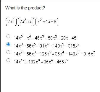 Need help ASAP What is the product?-example-1