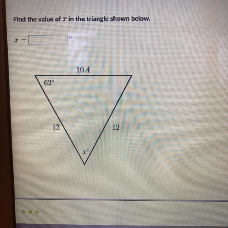 Find angles in isosceles triangles-example-1