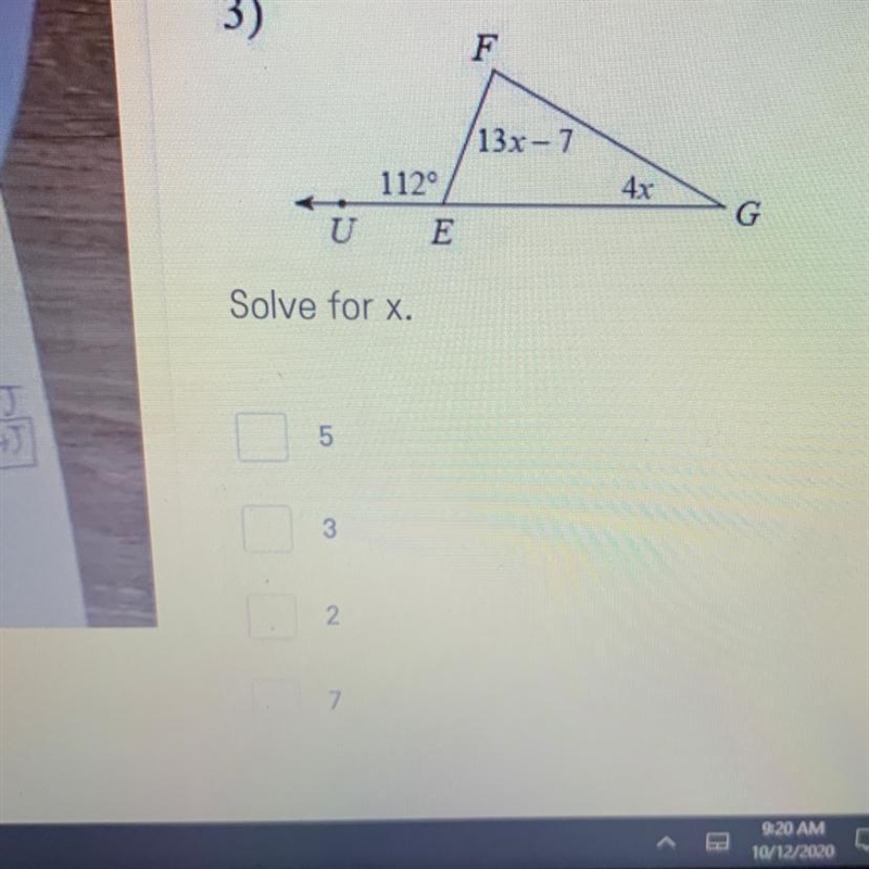 Please help me solve for x-example-1